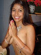 Cute indian mehla gobbles up a huge dick before she pumps it full into her snatch